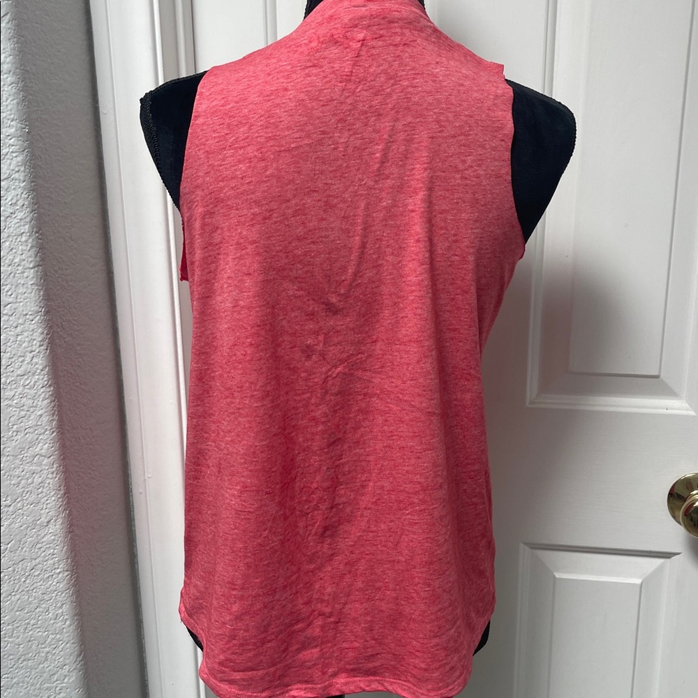 St. Louis Cardinals Women's Red Cutout Tank Top - Picture 2 of 3